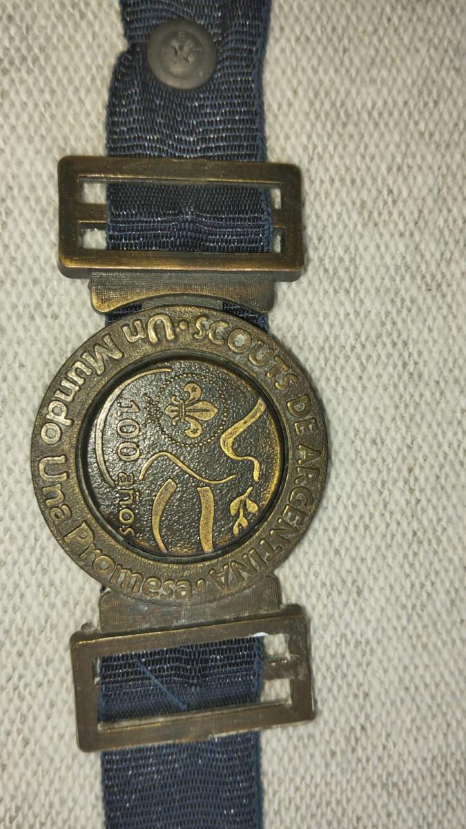 Hebilla Scouts de Argentina 100 años